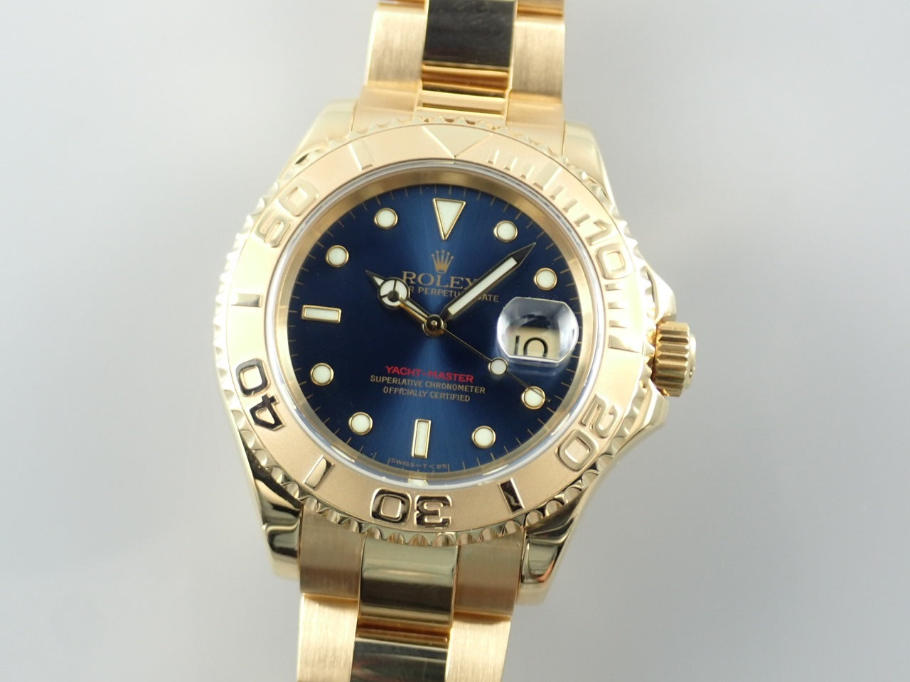 Rolex Yachtmaster Blue Dial U-Serial Number &lt;Box&gt;