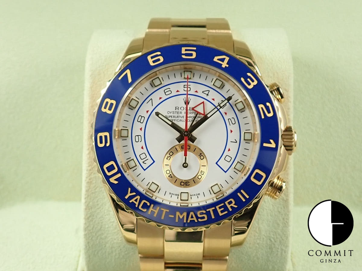 Rolex Yacht-Master II Ref. 116688 Yellow Gold White Dial