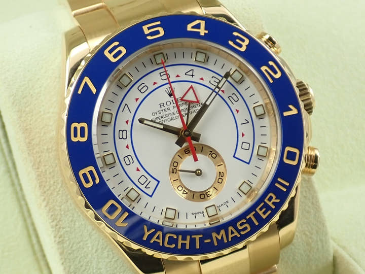 Rolex Yacht-Master II Ref. 116688 Yellow Gold White Dial