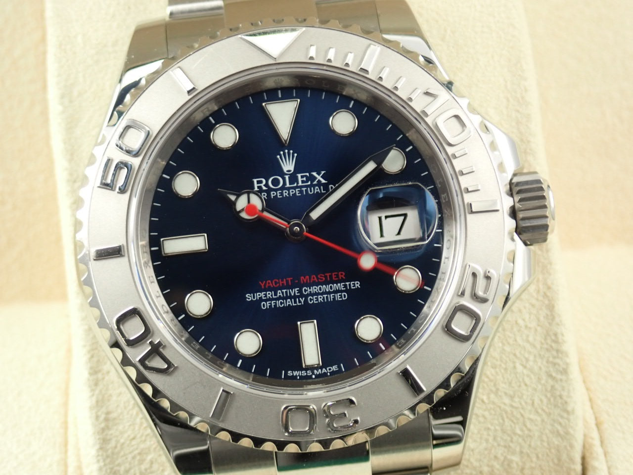 Rolex Yacht-Master 40 Ref.116622 SS/PT Blue Dial