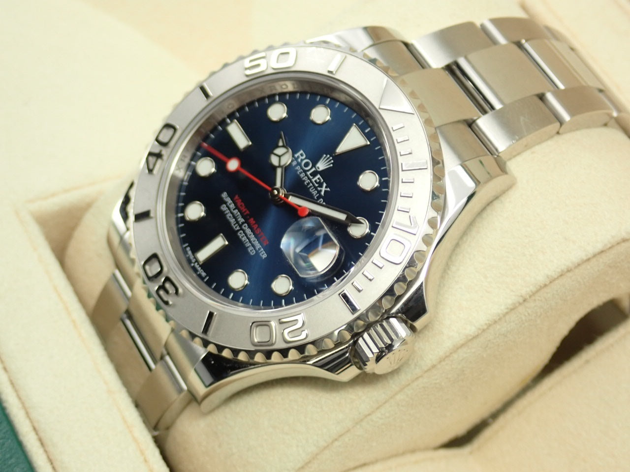 Rolex Yacht-Master 40 Ref.116622 SS/PT Blue Dial