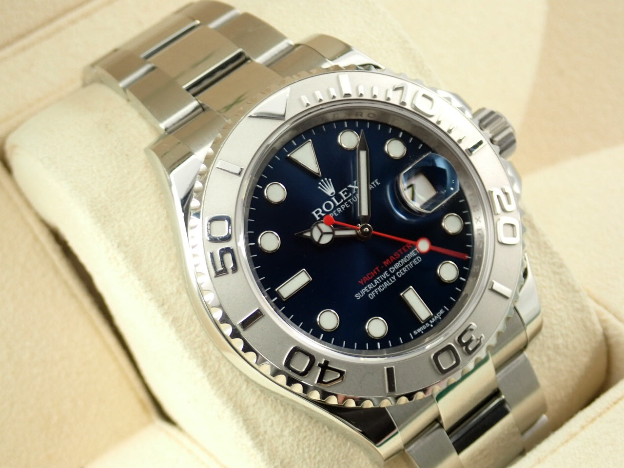 Rolex Yacht-Master 40 Ref.116622 SS/PT Blue Dial