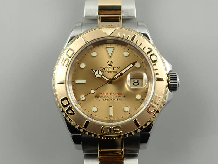 Rolex Yacht-Master 40 Ref. 16623 Stainless Steel/Yellow Gold Champagne Dial