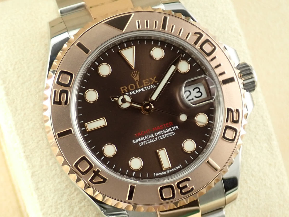 ロレックス ヨットマスター37 Ref.268621 チョコレート文字盤 美品 M3T27618