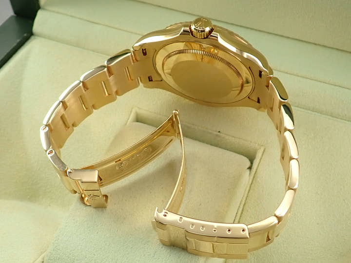 Rolex Yacht-Master 40 Ref. 16628 Yellow Gold Blue Dial