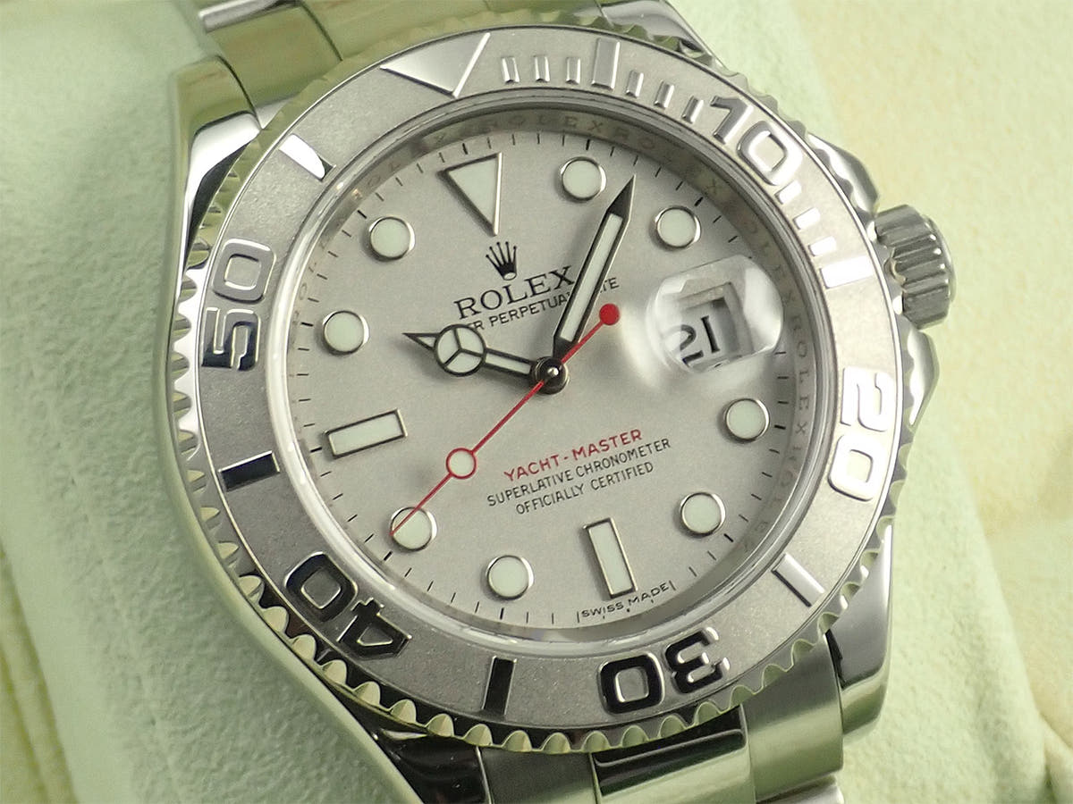 ロレックス ヨットマスター40 Ref.16622 シルバー文字盤 中古 37P7P889