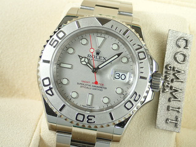 ロレックス ヨットマスター Ref.116622 シルバー文字盤 美品 yacht-master-24