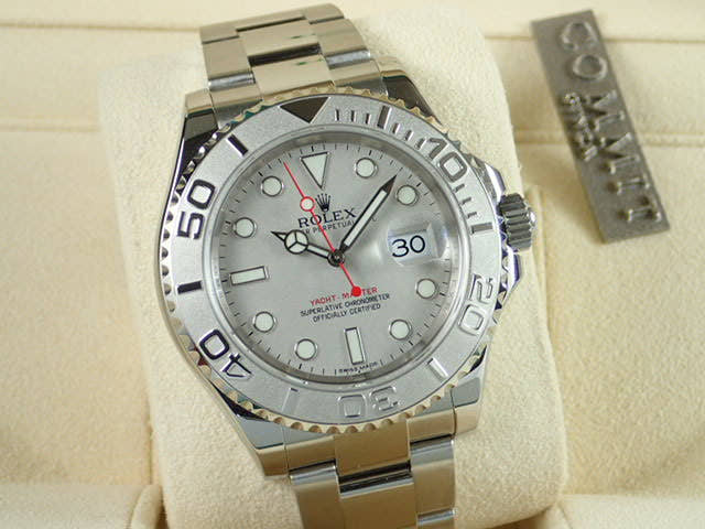ロレックス ヨットマスター Ref.116622 シルバー文字盤 美品 yacht-master-24