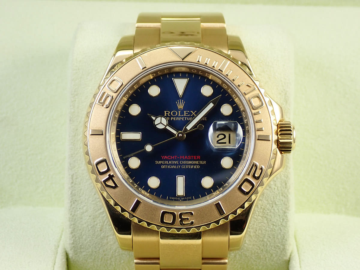 ロレックス ヨットマスター Ref.16628 ブルー文字盤 中古 FC059356