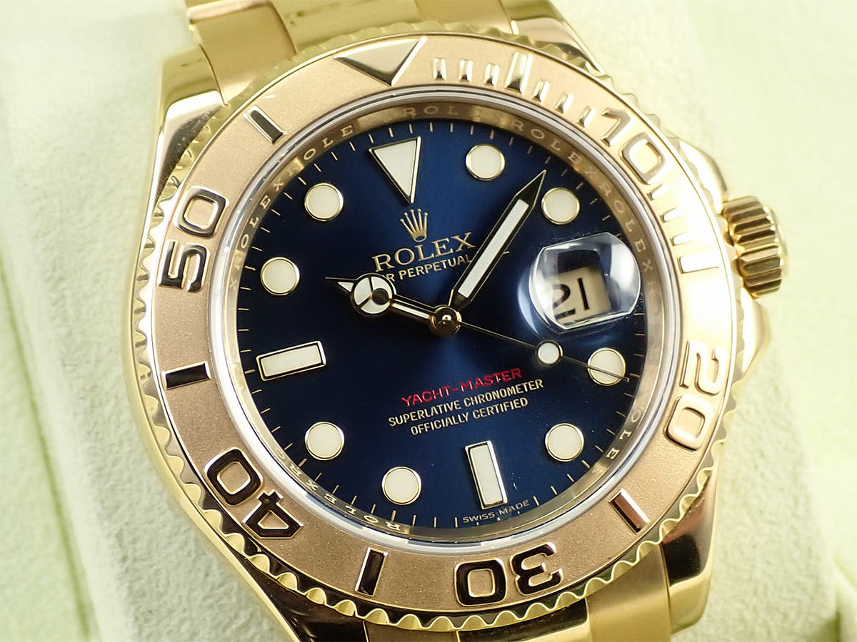 ロレックス ヨットマスター Ref.16628 ブルー文字盤 中古 FC059356