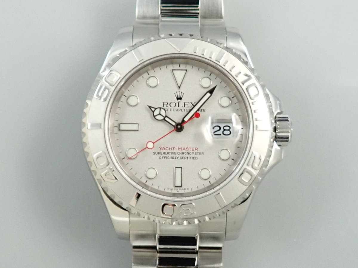 ロレックス ヨットマスター40 Ref.16622 シルバー文字盤 中古 JA616137