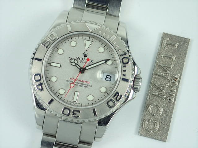 ロレックス ヨットマスター Ref.168622 シルバー文字盤 中古 yacht-master-35