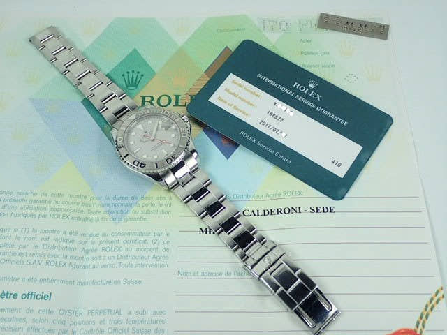 ロレックス ヨットマスター Ref.168622 シルバー文字盤 中古 yacht-master-35