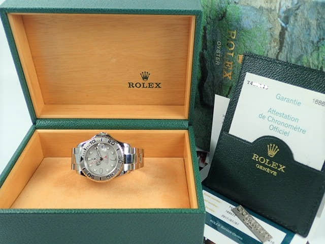 ロレックス ヨットマスター Ref.168622 シルバー文字盤 中古 yacht-master-35