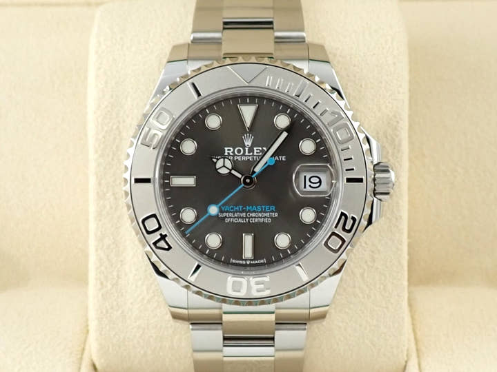 Rolex Yacht-Master 37 Ref. 268622 Stainless Steel/Platinum Slate Dial