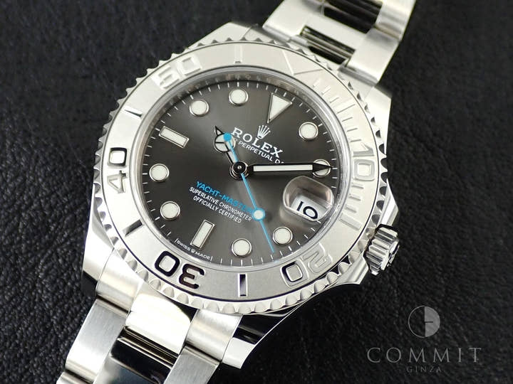 Rolex Yacht-Master 37 Ref. 268622 Stainless Steel/Platinum Slate Dial