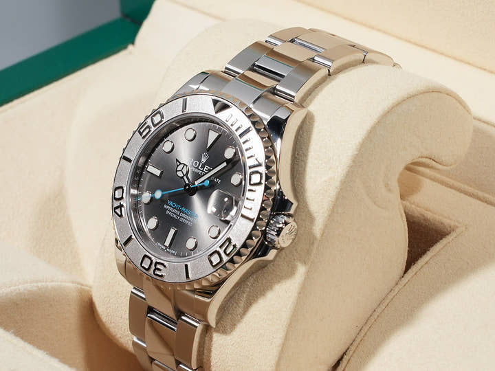 Rolex Yacht-Master 37 Ref. 268622 Stainless Steel/Platinum Slate Dial