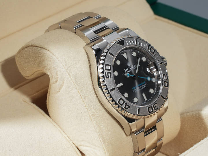 Rolex Yacht-Master 37 Ref. 268622 Stainless Steel/Platinum Slate Dial