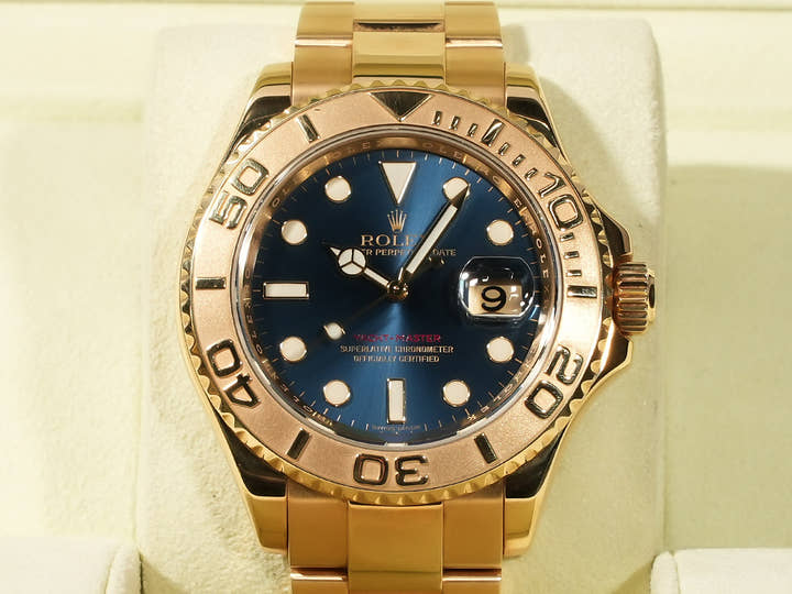 Rolex Yacht-Master 40 Ref. 16628 Yellow Gold Blue Dial