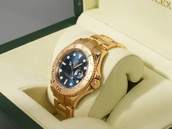 Rolex Yacht-Master 40 Ref. 16628 Yellow Gold Blue Dial