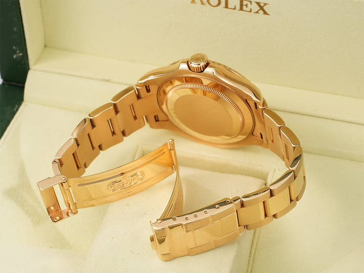 Rolex Yacht-Master 40 Ref. 16628 Yellow Gold Blue Dial