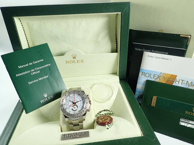 Rolex Yacht-Master II Ref.116689 White Dial Used yacht-master-43