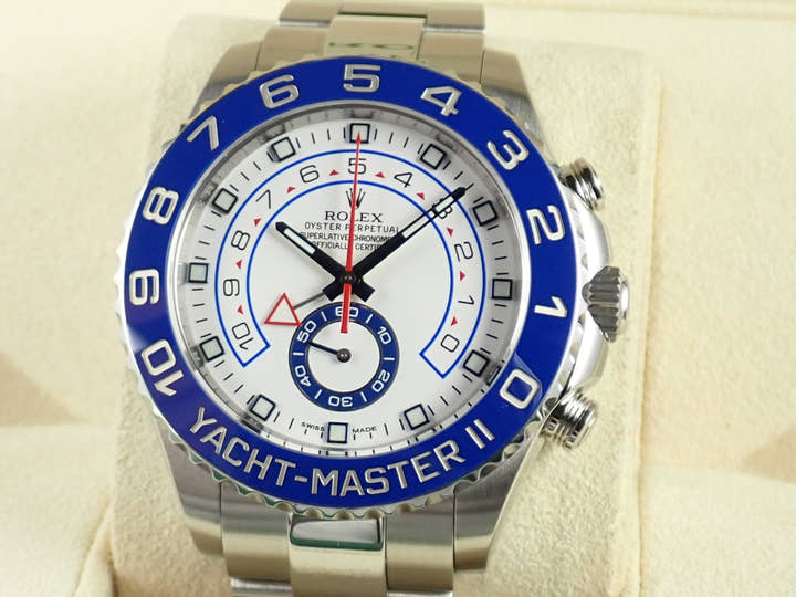 Rolex Yacht-Master II Ref.116680 White Dial Used yacht-master-70