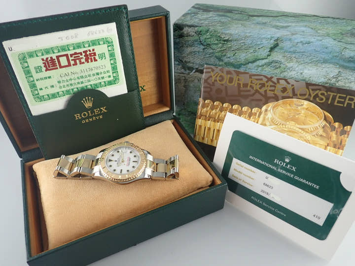 Rolex Yacht-Master Ref.68623 White Dial Used yacht-master-79-2