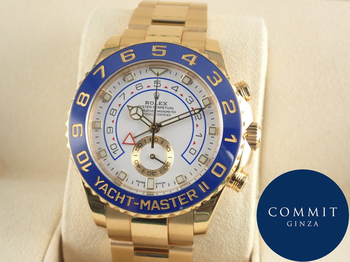 ロレックス ヨットマスターII Ref.116688 ホワイト文字盤 中古 yacht-master-81