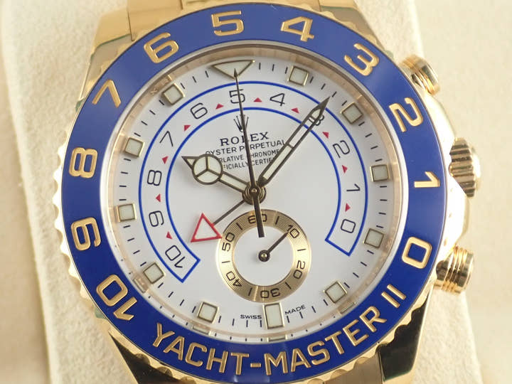ロレックス ヨットマスターII Ref.116688 ホワイト文字盤 中古 yacht-master-81