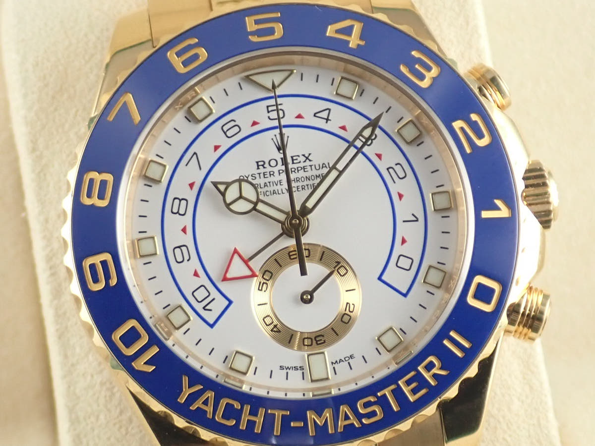 ロレックス ヨットマスターII Ref.116688 ホワイト文字盤 中古 yacht-master-81