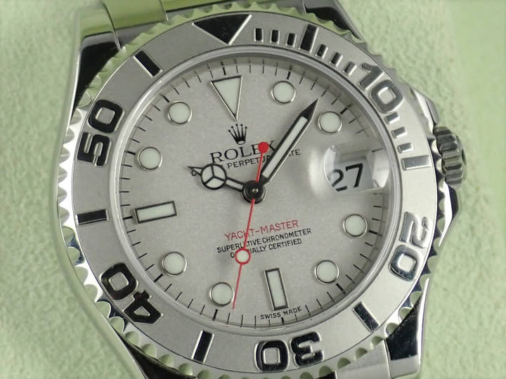 ロレックス ヨットマスター Ref.168622 シルバー文字盤 中古 yacht-master-82