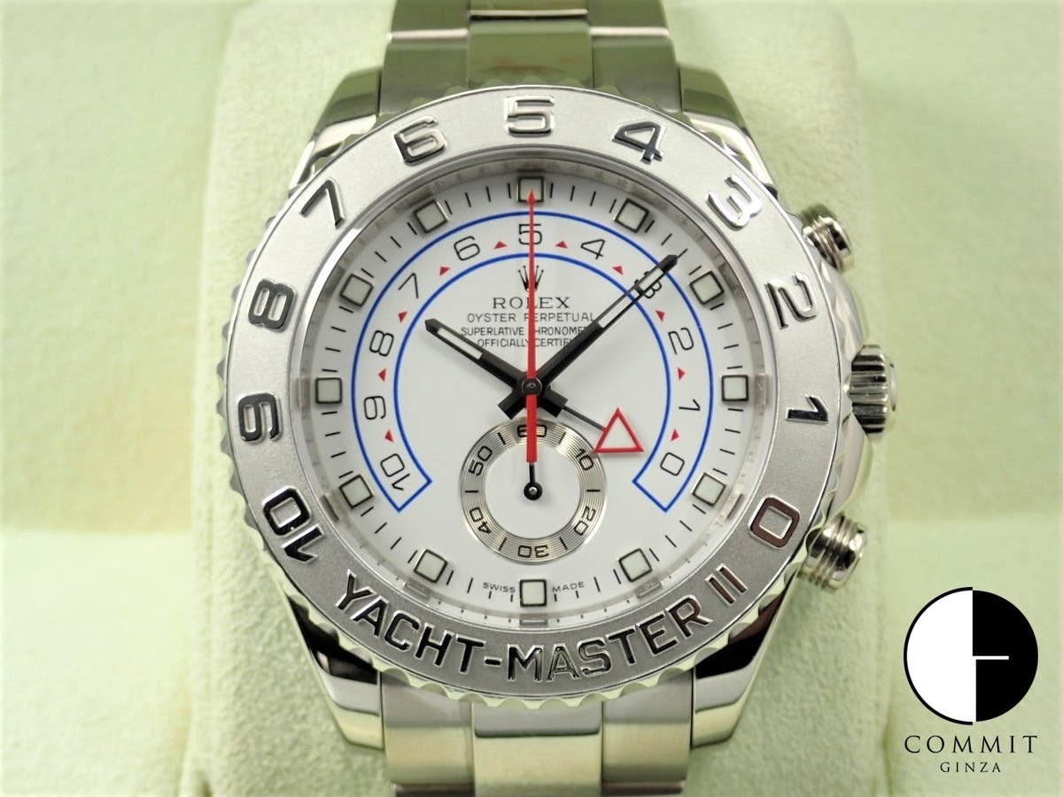 Rolex Yacht-Master II Ref. 116689 White Gold White Dial