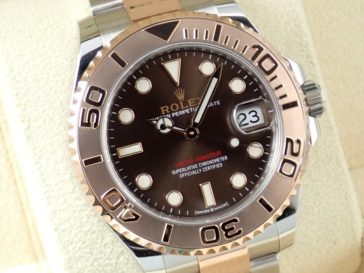 ロレックス ヨットマスター37 Ref.268621 チョコレート文字盤 未使用 X779H877
