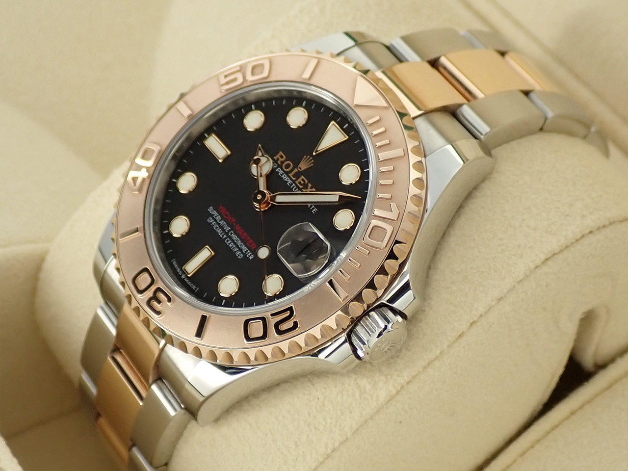 Rolex Yacht-Master 37 Ref.268621 SS/ERG Black Dial