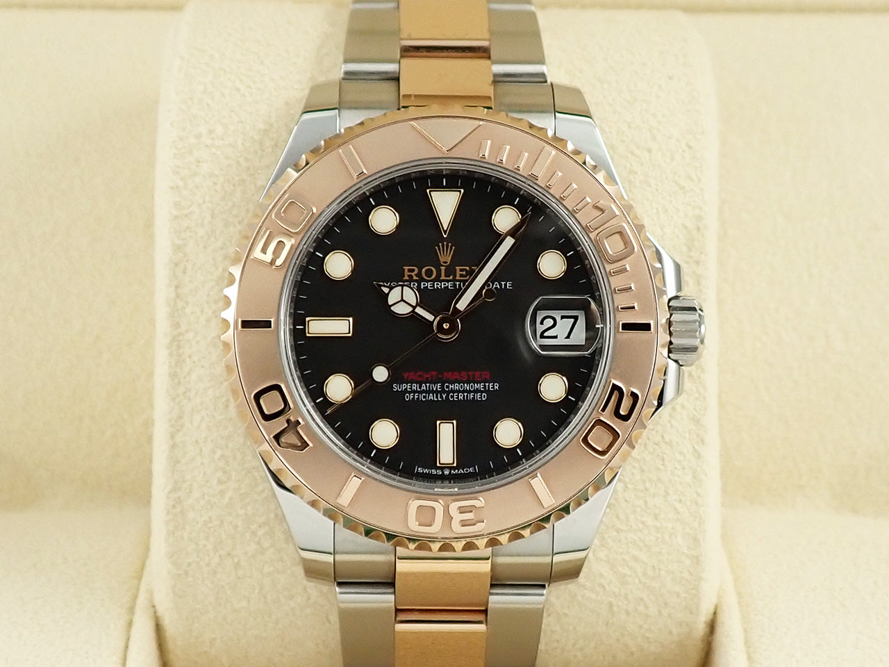 Rolex Yacht-Master 37 Ref.268621 SS/ERG Black Dial