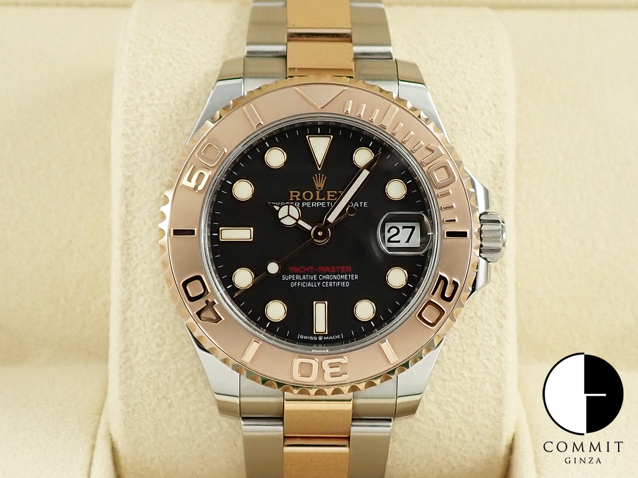 Rolex Yacht-Master 37 Ref.268621 SS/ERG Black Dial