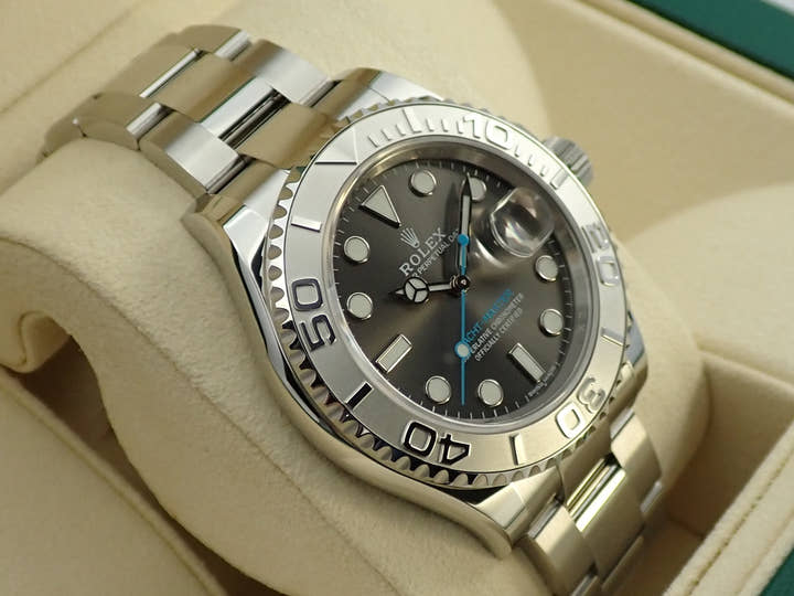 ロレックス ヨットマスター40 Ref.116622 ステンレススチール/プラチナ ダークロジウム文字盤 未使用 X1Y18608