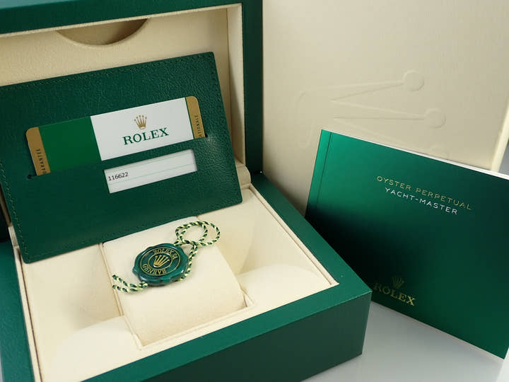 ロレックス ヨットマスター40 Ref.116622 ステンレススチール/プラチナ ダークロジウム文字盤 未使用 X1Y18608