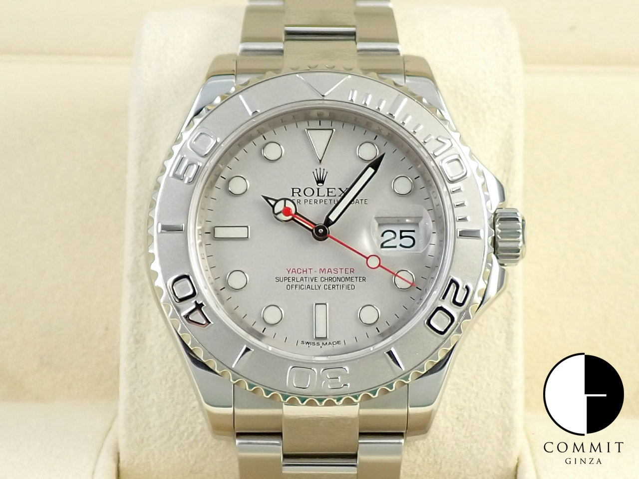 Rolex Yacht-Master 40 Ref.116622 SS/PT Silver Dial