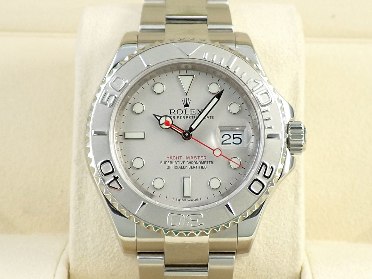 Rolex Yacht-Master 40 Ref.116622 SS/PT Silver Dial