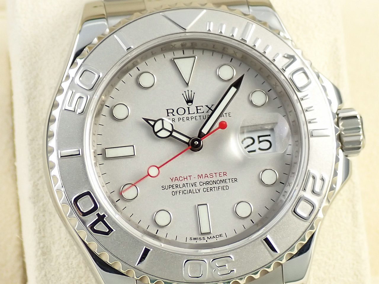 Rolex Yacht-Master 40 Ref.116622 SS/PT Silver Dial