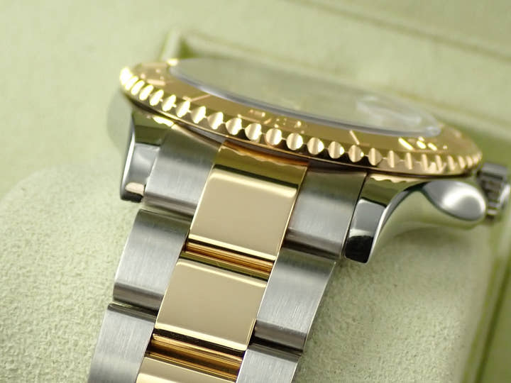 Rolex Yacht-Master 40 Ref. 16623NGS Stainless Steel/Yellow Gold White Shell x 3 Sapphire/8 Diamond Dial