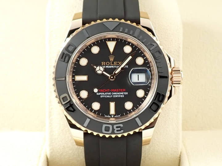 ロレックス ヨットマスター40 Ref.126655 エバーローズゴールド ブラック文字盤