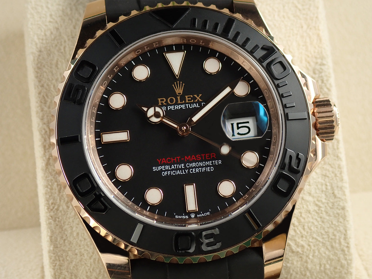 Rolex Yacht-Master 40 Ref.126655 18KERG Black Dial